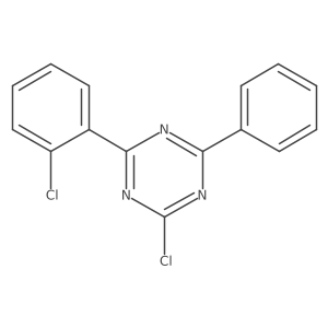 2-Chloro-4-(2-chlorophenyl)-6-phenyl-1,3,5-triazine Structure
