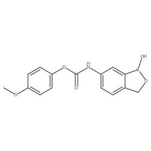 4-Methoxyphenyl (1-hydroxy-1,3-dihydrobenzo[c][1,2]oxaborol-6-yl)carbamate Structure