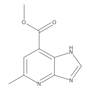 methyl 5-methyl-3H-imidazo[4,5-b]pyridine-7-carboxylate Structure