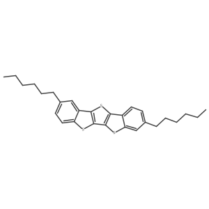 2,8-Dihexylthieno[3,2-b:4,5-b']bis[1]benzothiophene结构式