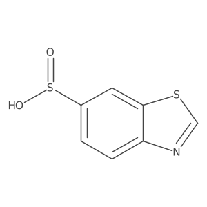 Benzo[d]thiazole-6-sulfinic acid结构式