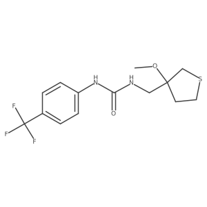 1-((3-Methoxytetrahydrothiophen-3-yl)methyl)-3-(4-(trifluoromethyl)phenyl)urea Structure