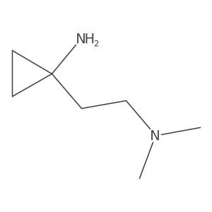 1-(2-(Dimethylamino)ethyl)cyclopropan-1-amine结构式
