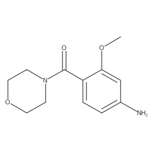 3-Methoxy-4-(morpholine-4-carbonyl)aniline Structure