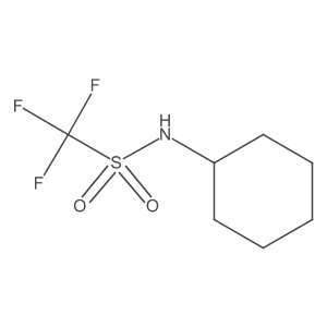 N-Cyclohexyltrifluoromethanesulfonamide结构式