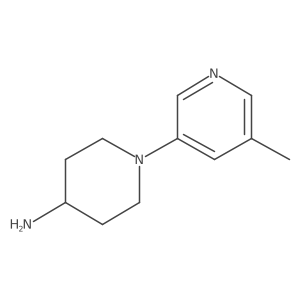 1-(5-Methylpyridin-3-yl)piperidin-4-amine Structure