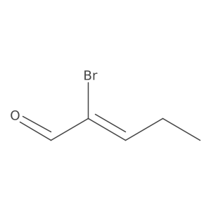 (2Z)-2-bromopent-2-enal Structure