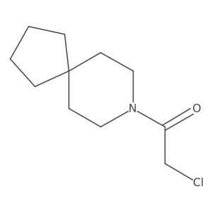 1-(8-Azaspiro[4.5]decan-8-YL)-2-chloroethan-1-one结构式