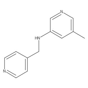 5-methyl-N-(pyridin-4-ylmethyl)pyridin-3-amine Structure