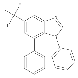 1,7-Diphenyl-5-trifluoromethylbenzimidazole Structure