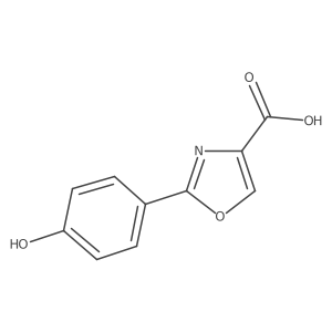 2-(4-Hydroxyphenyl)oxazole-4-carboxylicacid结构式