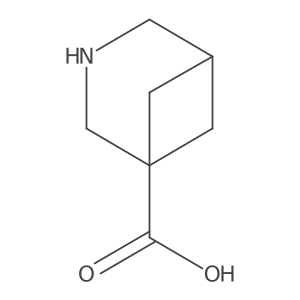 3-Azabicyclo[3.1.1]heptane-1-carboxylic acid结构式