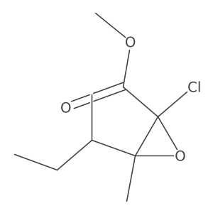 Methyl 3-(butan-2-yl)-2-chloro-3-methyloxirane-2-carboxylate Structure