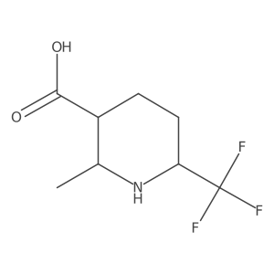 2-Methyl-6-(trifluoromethyl)piperidine-3-carboxylic acid Structure