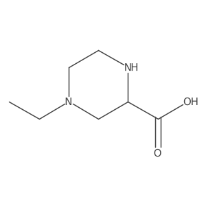 4-Ethylpiperazine-2-carboxylic acid Structure