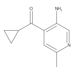 (5-amino-2-methyl-4-pyridinyl)cyclopropylMethanone Structure