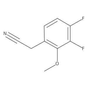 2-(3,4-Difluoro-2-methoxyphenyl)acetonitrile Structure