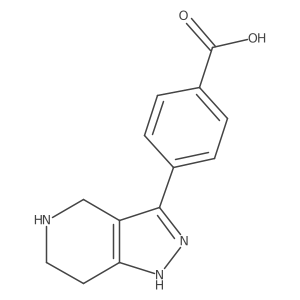 4-{2H,4H,5H,6H,7H-pyrazolo[4,3-c]pyridin-3-yl}benzoic acid结构式