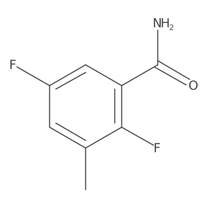 2,5-Difluoro-3-methylbenzamide结构式