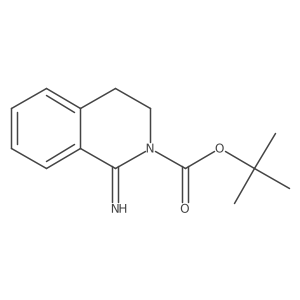 Tert-butyl 1-imino-3,4-dihydroisoquinoline-2-carboxylate结构式