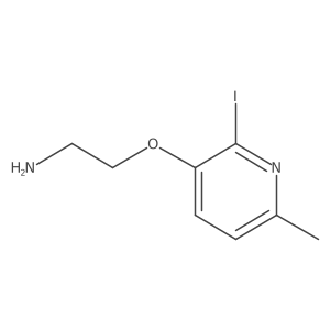 3-(2-Aminoethoxy)-2-iodo-6-methylpyridine Structure