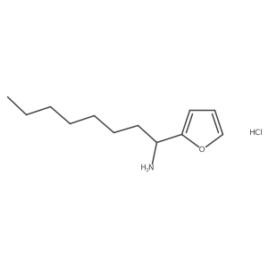 1-(Furan-2-yl)octan-1-amine hydrochloride结构式