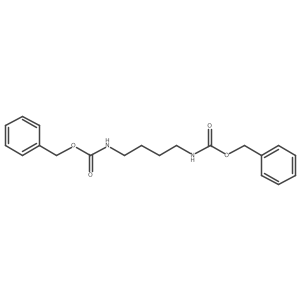 Dibenzyl butane-1,4-diyldicarbamate Structure