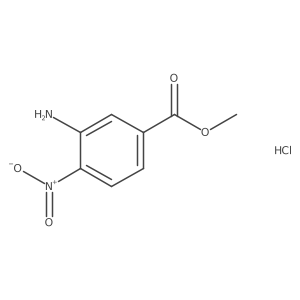 Methyl 3-amino-4-nitrobenzoate hydrochloride Structure