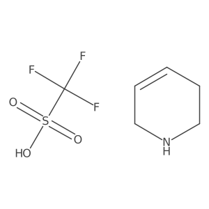1,2,3,6-Tetrahydropyridine trifluoromethanesulfonate结构式