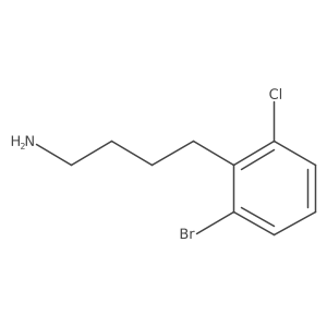 4-(2-Bromo-6-chlorophenyl)butan-1-amine Structure