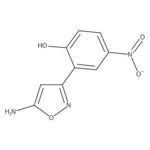 2-(5-Amino-1,2-oxazol-3-yl)-4-nitrophenol Structure