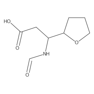 (3S)-3-formamido-3-(oxolan-2-yl)propanoic acid Structure