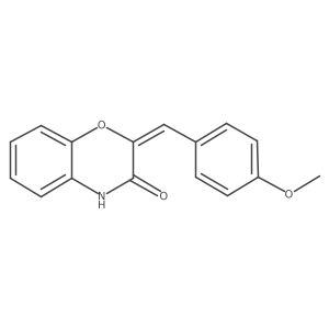 2h-1,4-Benzoxazin-3(4h)-one,2-[(4-methoxyphenyl)methylene]-结构式