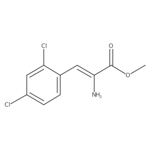Methyl 2-amino-3-(2,4-dichlorophenyl)prop-2-enoate Structure