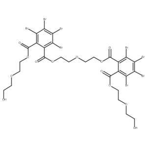 Bis[2-(2-hydroxyethoxy)ethyl] 2,2'-[oxydi(ethane-2,1-diyl)] bis(3,4,5,6-tetrabromobenzene-1,2-dicarboxylate)结构式