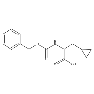 (2R)-2-{[(benzyloxy)carbonyl]amino}-3-cyclopropylpropanoic acid Structure
