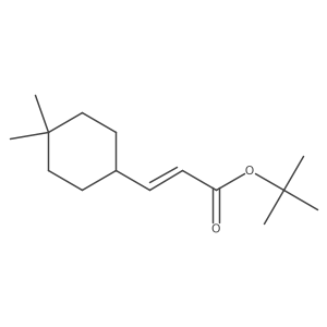 tert-butyl (2E)-3-(4,4-dimethylcyclohexyl)prop-2-enoate Structure