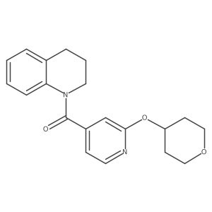 (3,4-dihydroquinolin-1(2H)-yl)(2-((tetrahydro-2H-pyran-4-yl)oxy)pyridin-4-yl)methanone Structure