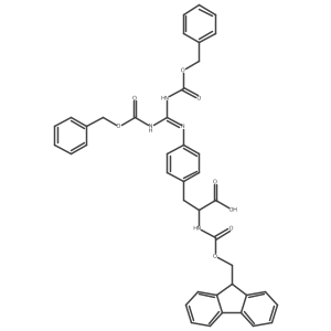 (R)-2-((((9H-Fluoren-9-yl)methoxy)carbonyl)amino)-3-(4-((3,7-dioxo-1,9-diphenyl-2,8-dioxa-4,6-diazanonan-5-ylidene)amino)phenyl)propanoic acid结构式