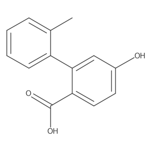 4-Hydroxy-2-(2-methylphenyl)benzoic acid结构式