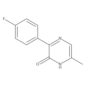 3-(4-Fluorophenyl)-6-methyl-1,2-dihydropyrazin-2-one结构式