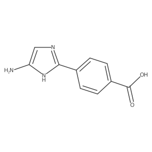 4-(4-Amino-1H-imidazol-2-yl)benzoic acid Structure