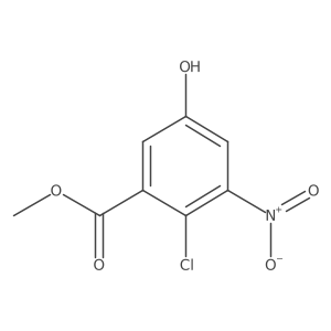 Methyl 2-chloro-5-hydroxy-3-nitrobenzoate Structure