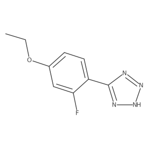 5-(4-Ethoxy-2-fluorophenyl)-1H-tetrazole结构式