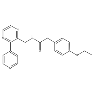 2-(4-ethoxyphenyl)-N-{[3-(pyridin-4-yl)pyrazin-2-yl]methyl}acetamide Structure