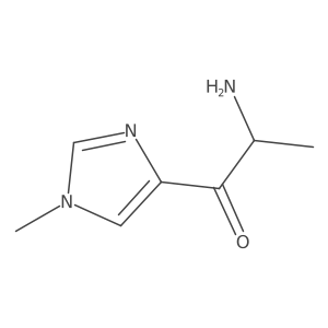 (2S)-2-amino-1-(1-methyl-1H-imidazol-4-yl)propan-1-one Structure