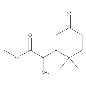 Methyl 2-amino-2-(2,2-dimethyl-5-oxocyclohexyl)acetate Structure