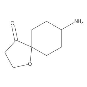 8-Amino-1-oxaspiro[4.5]decan-4-one结构式