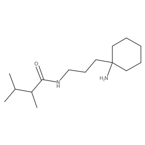 N-[3-(1-aminocyclohexyl)propyl]-2,3-dimethylbutanamide结构式