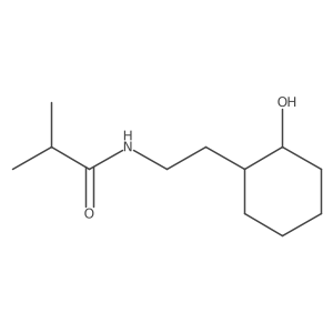 N-[2-(2-hydroxycyclohexyl)ethyl]-2-methylpropanamide Structure